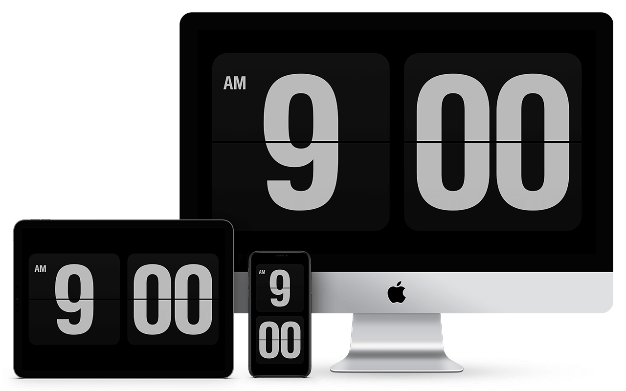 Download Black Clock Screensaver Mac